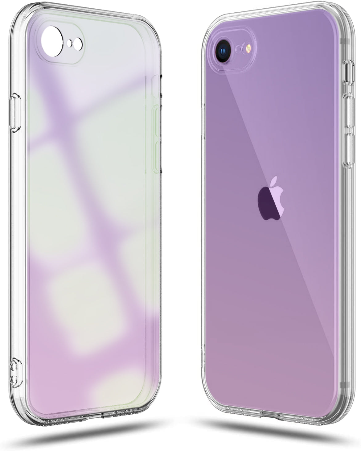 Aurora Holographic hard case Apple iPhone un Samsung Galaxy sērija